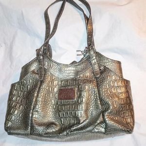Nicole Miller Croc Hobo Bag